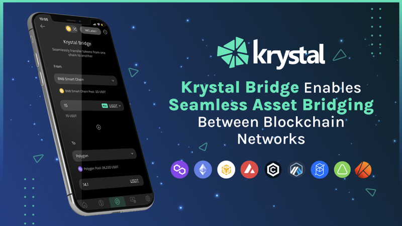 Krystal DeFi Integrates Cross-Chain Router Multichain, Enabling Seamless Asset Bridging Between Blockchain Networks