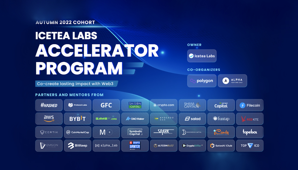 Icetea Labs, Polygon and Alpha Venture DAO Announce Inaugural Web3 Accelerator Program for SEA Region